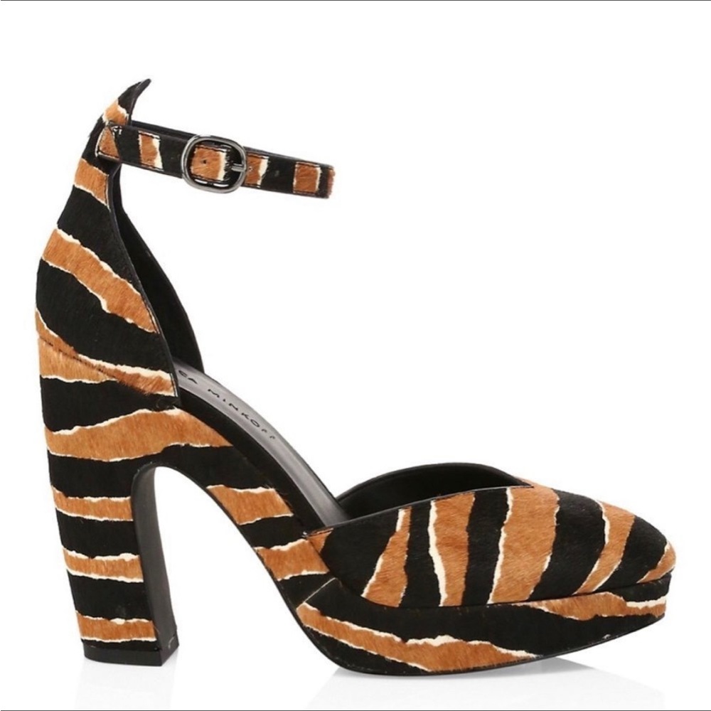 Rebecca Minkoff Deetra Pump, Size 6, New, Leather Upper, Buckle Closure